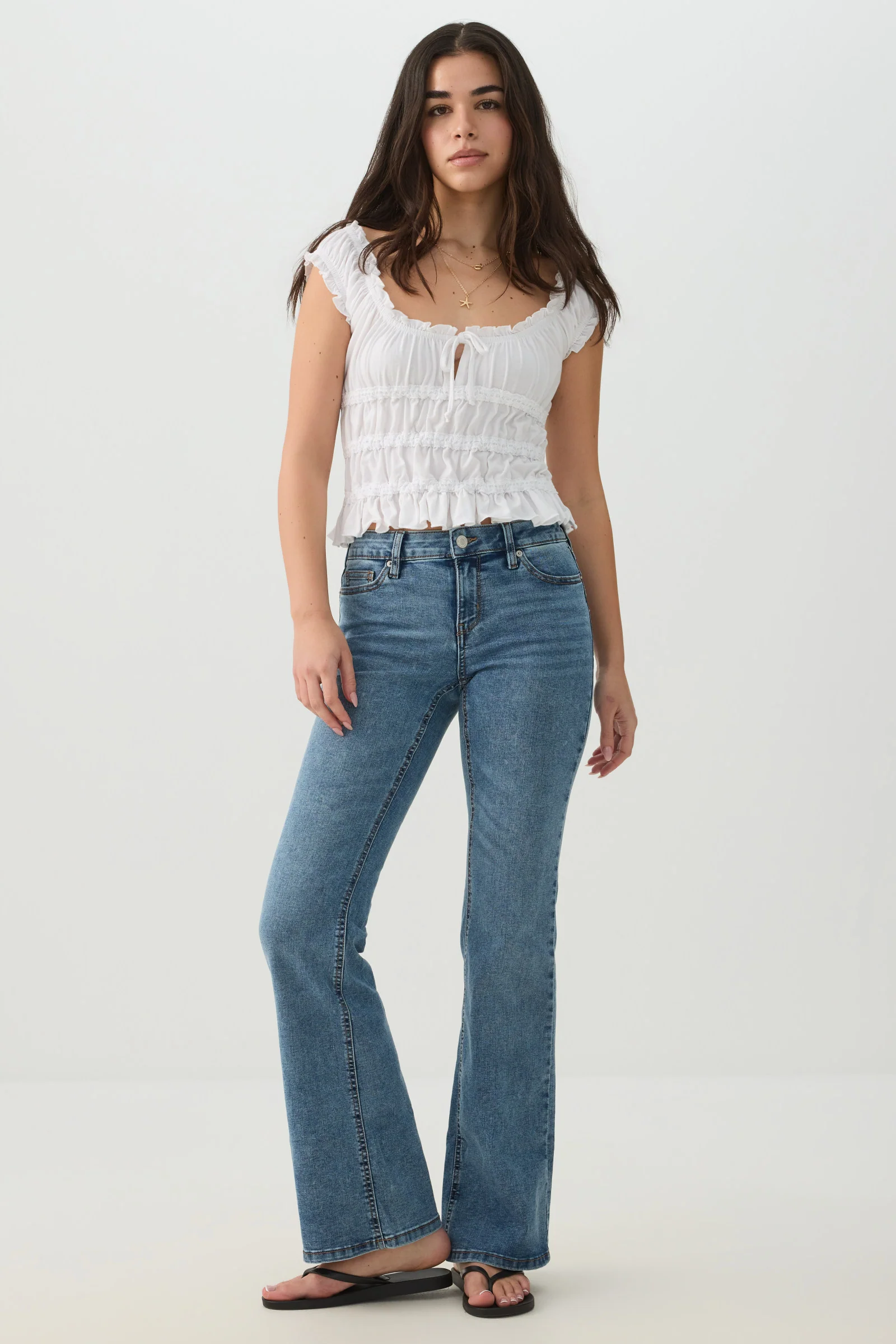 The Idol Fit Low Rise Flare Jean