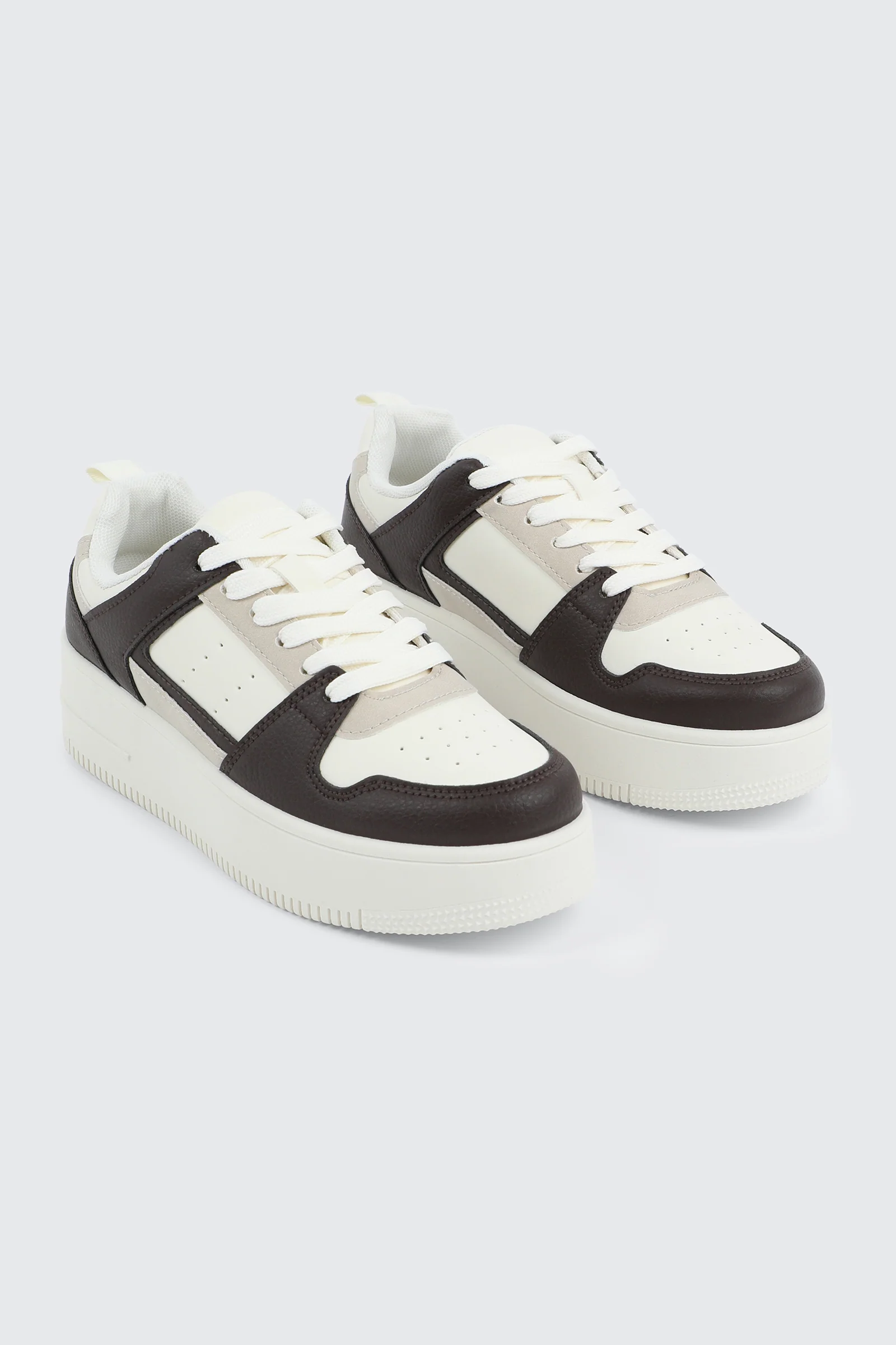 Thick Sole Lace Up Sneakers - Image 2