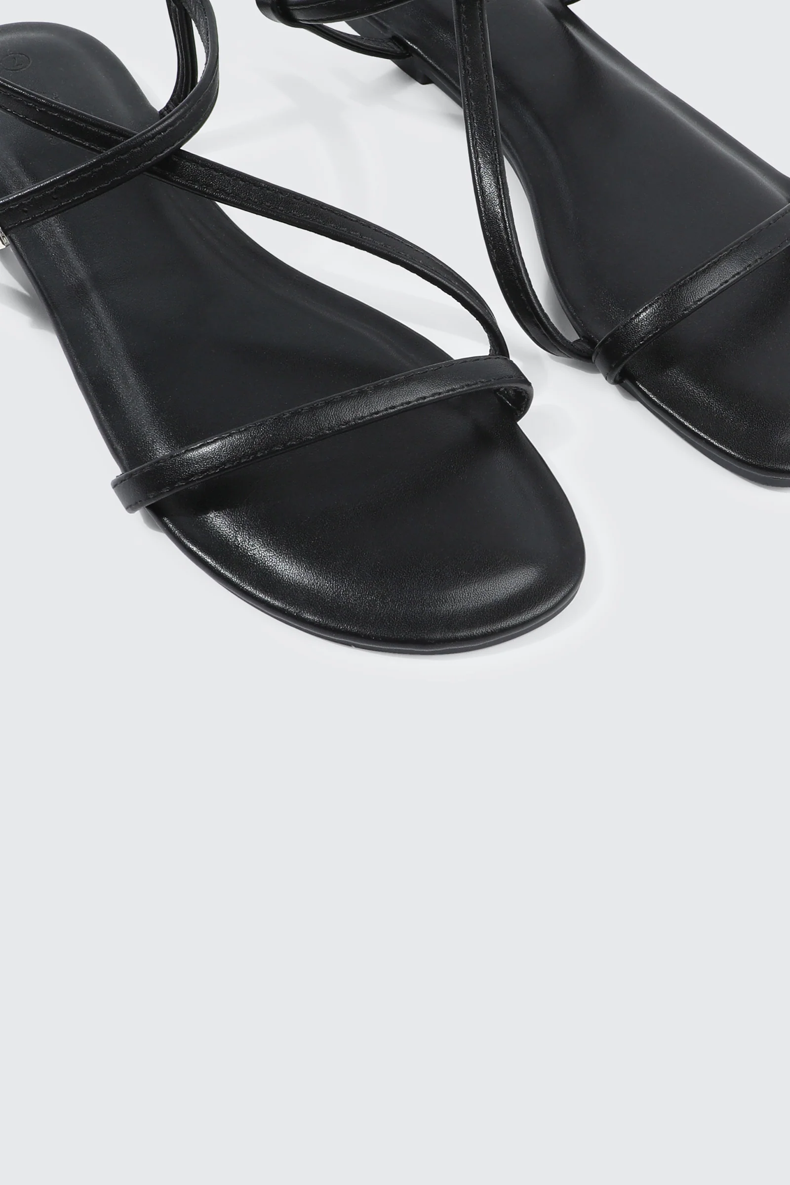 Thin Strappy Flat Sandals - Image 4