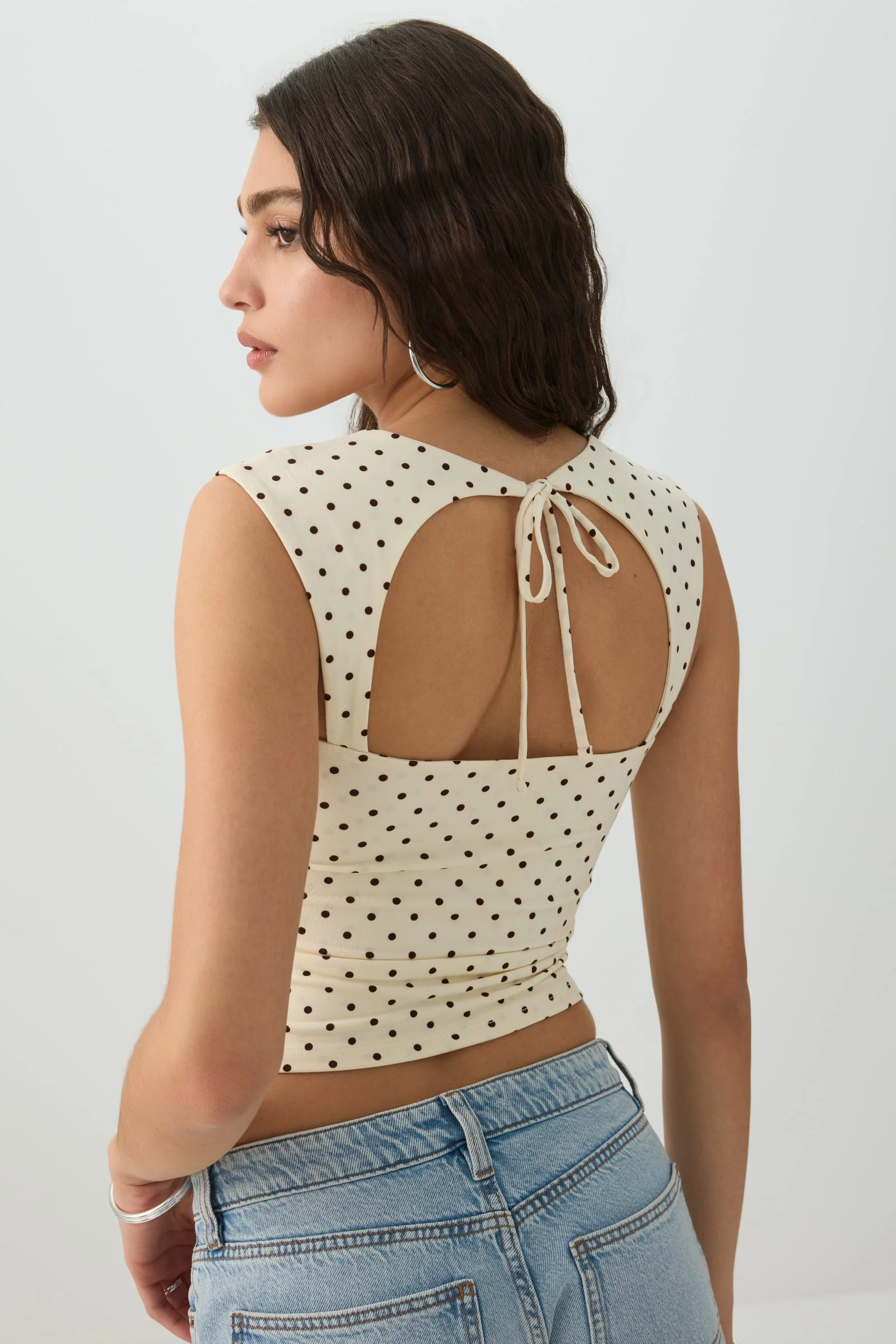Tie Back Sweetheart Top - Image 4