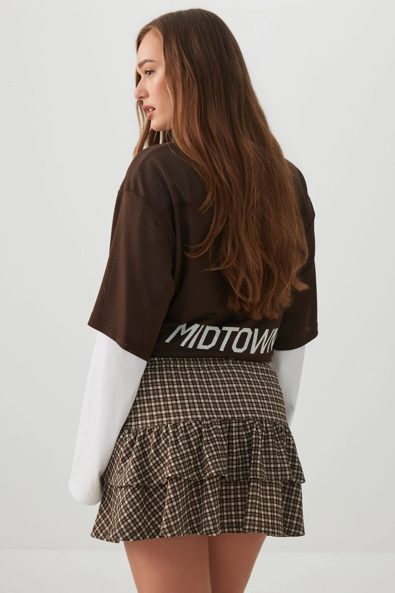 Tiered Knit Mini Skirt - Image 4