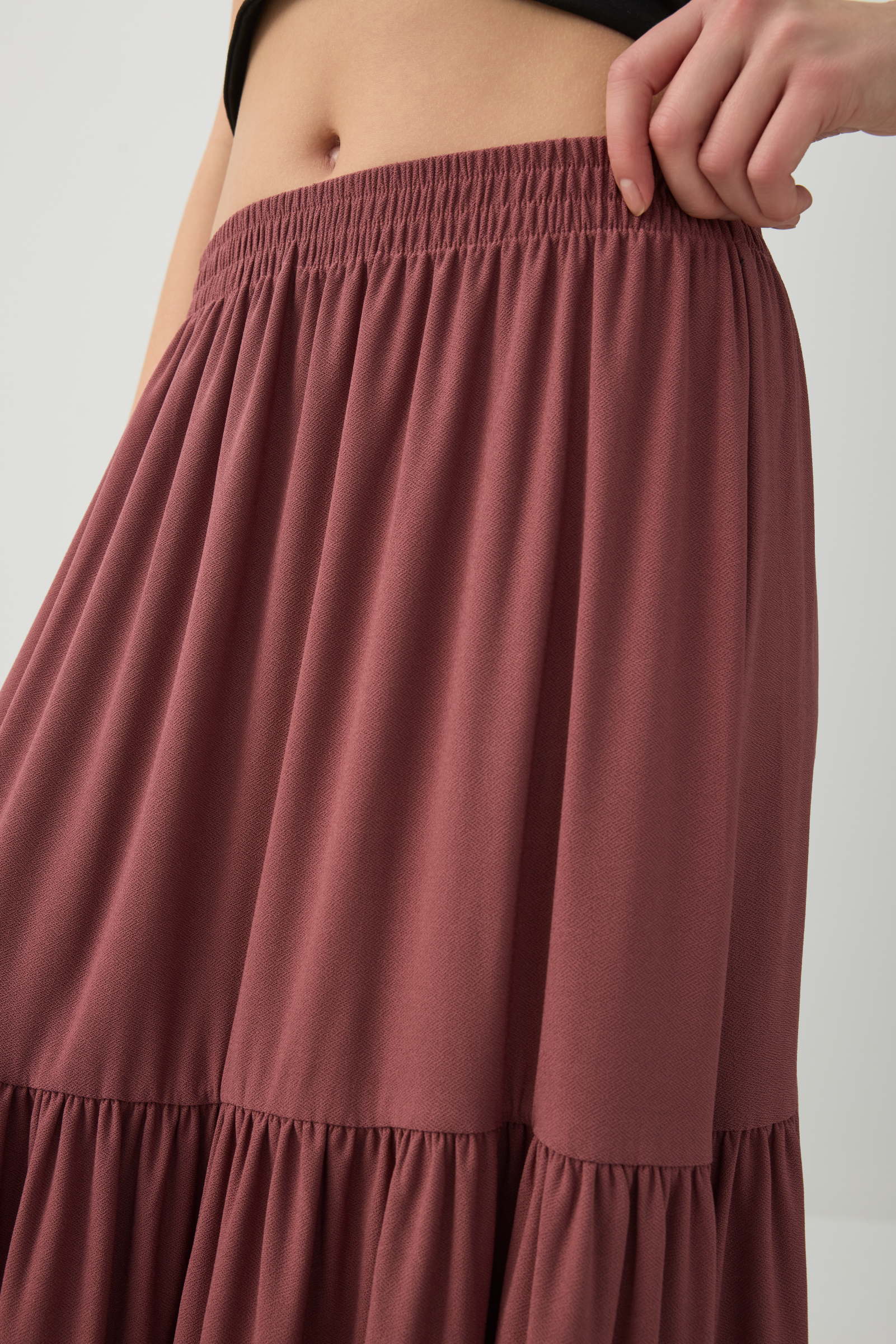 Tiered Maxi Skirt - Image 3