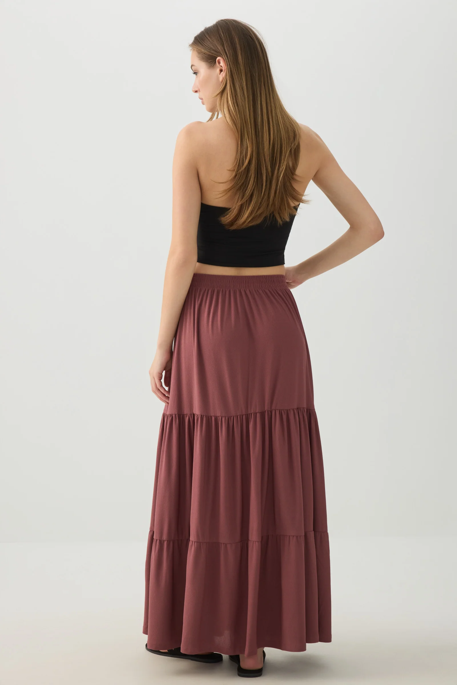 Tiered Maxi Skirt - Image 4