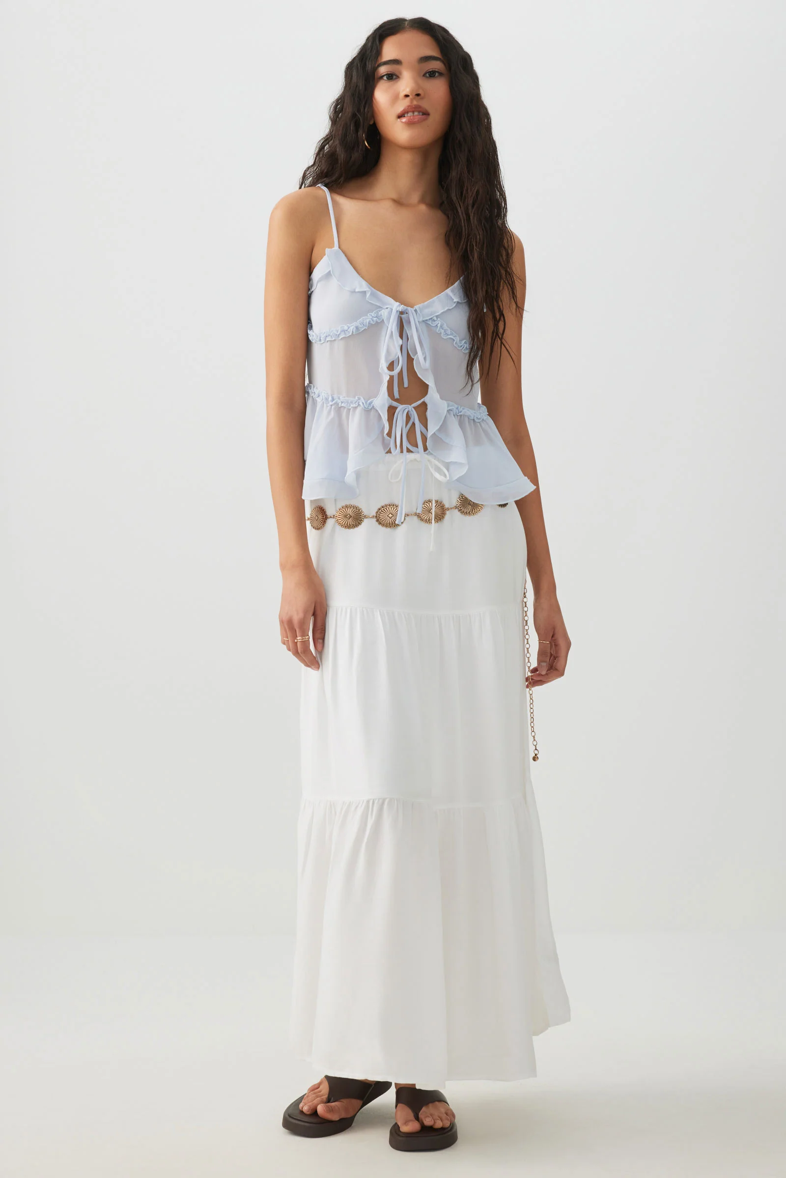 Tiered Maxi Skirt - Image 2