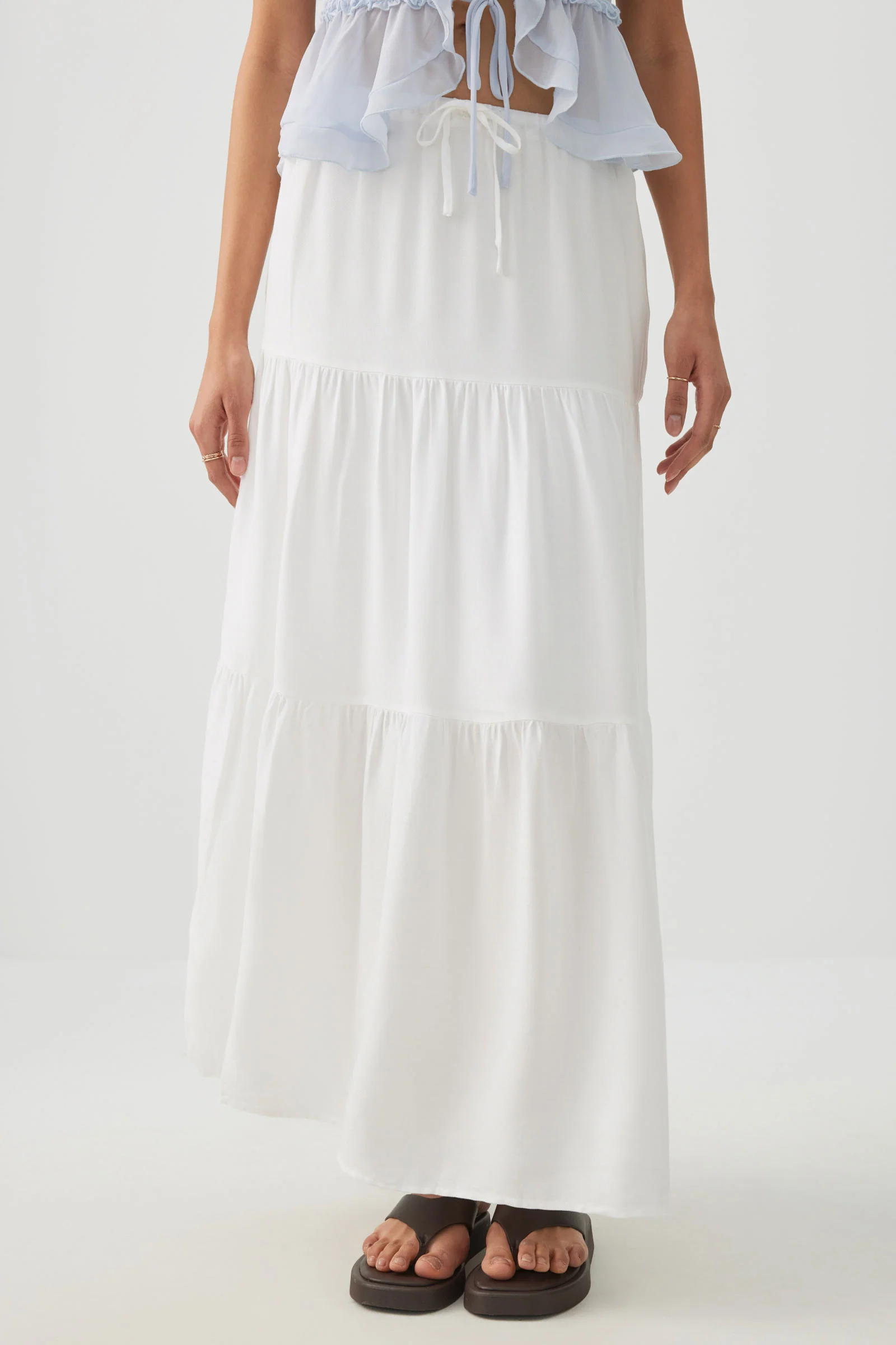 Tiered Maxi Skirt - Image 3