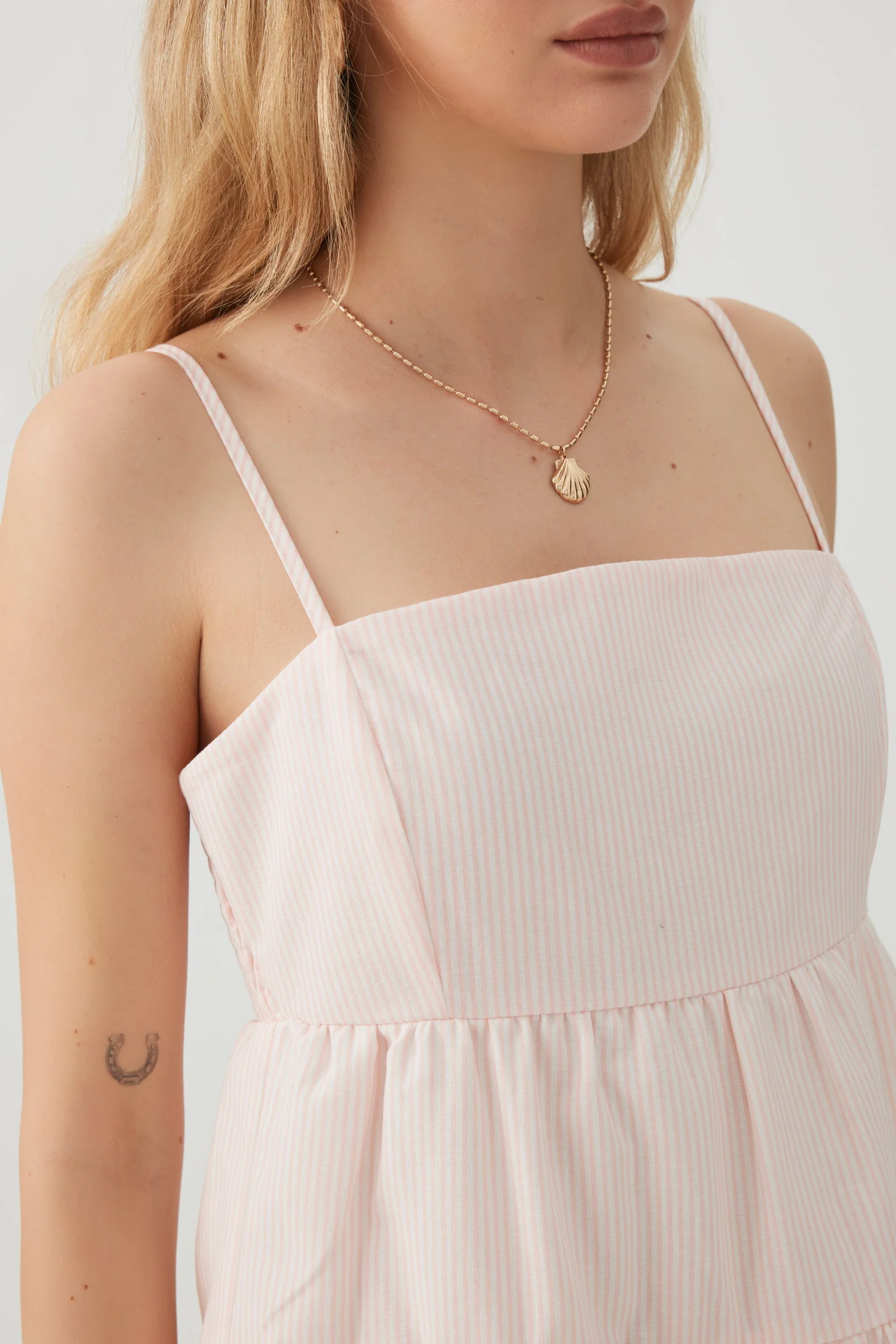 Tiered Square Neck Mini Dress - Image 3