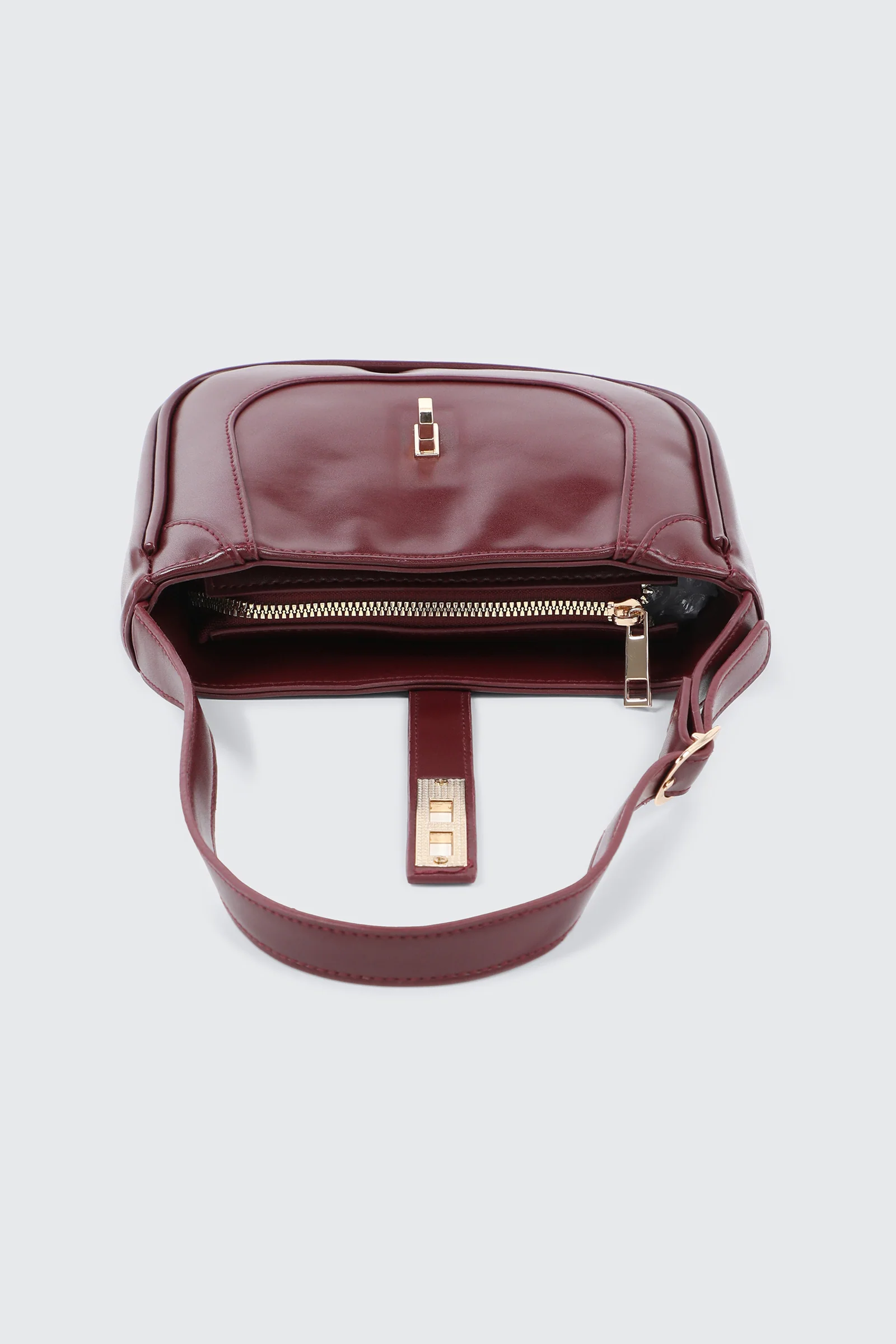 Turn Lock Shoulder Bag - Image 4
