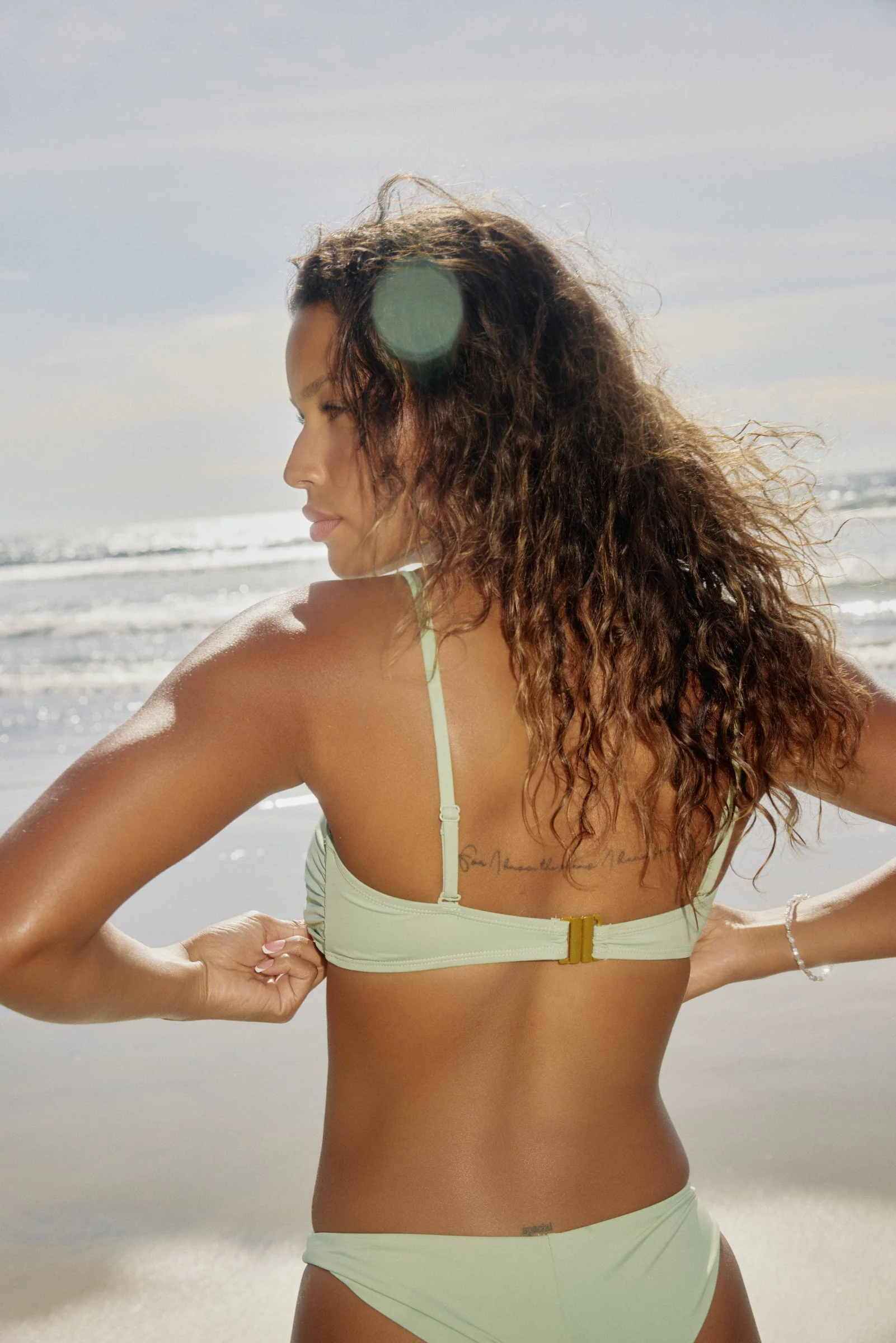 Twisted Bandeau Bikini Top - Image 4