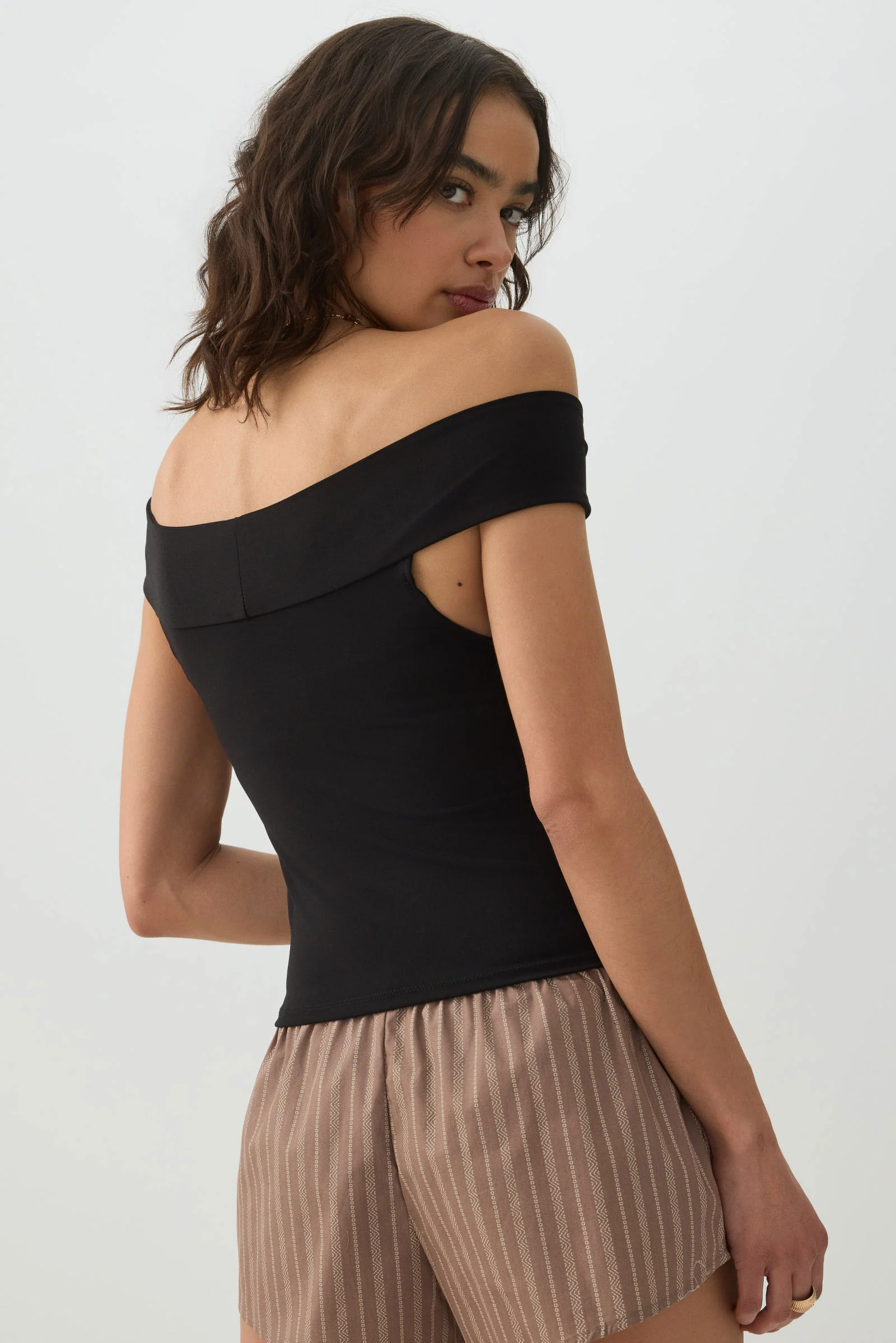 Twisted Front Off Shoulder Top - Image 4