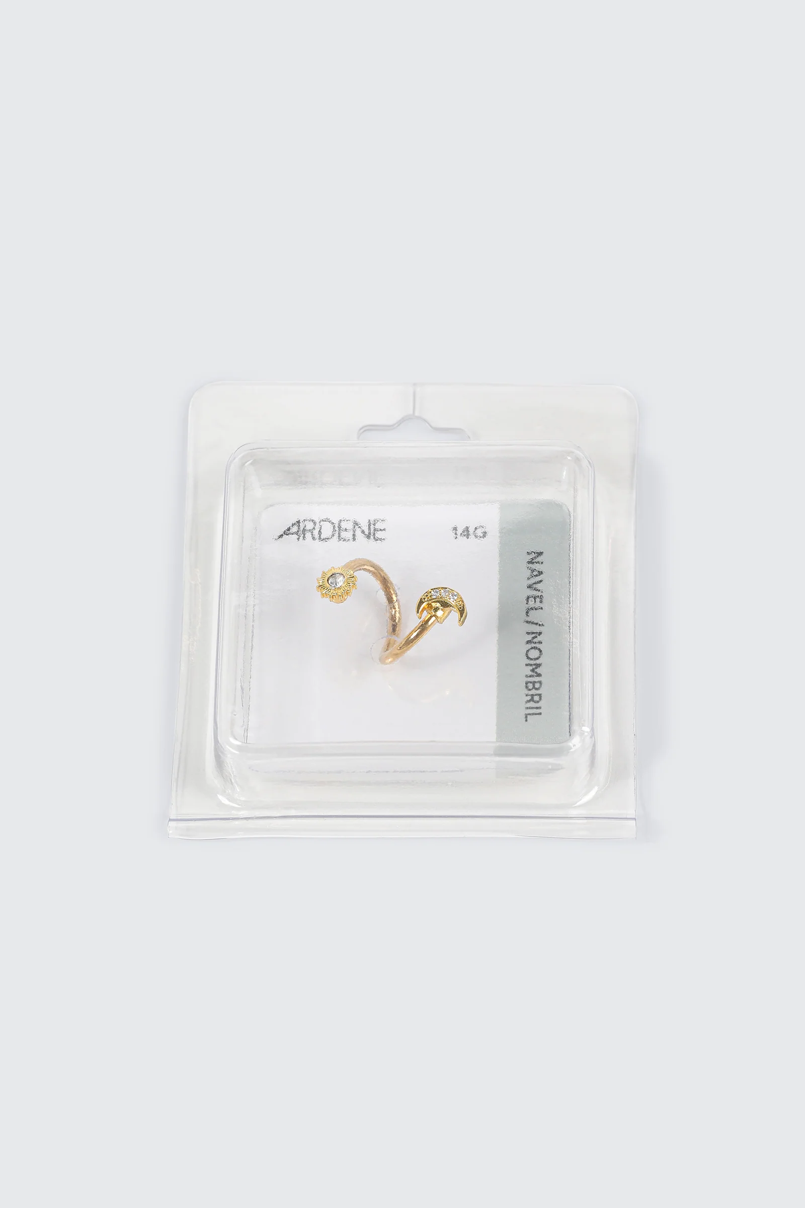 Twisted Moon Star Navel Piercing - Image 2