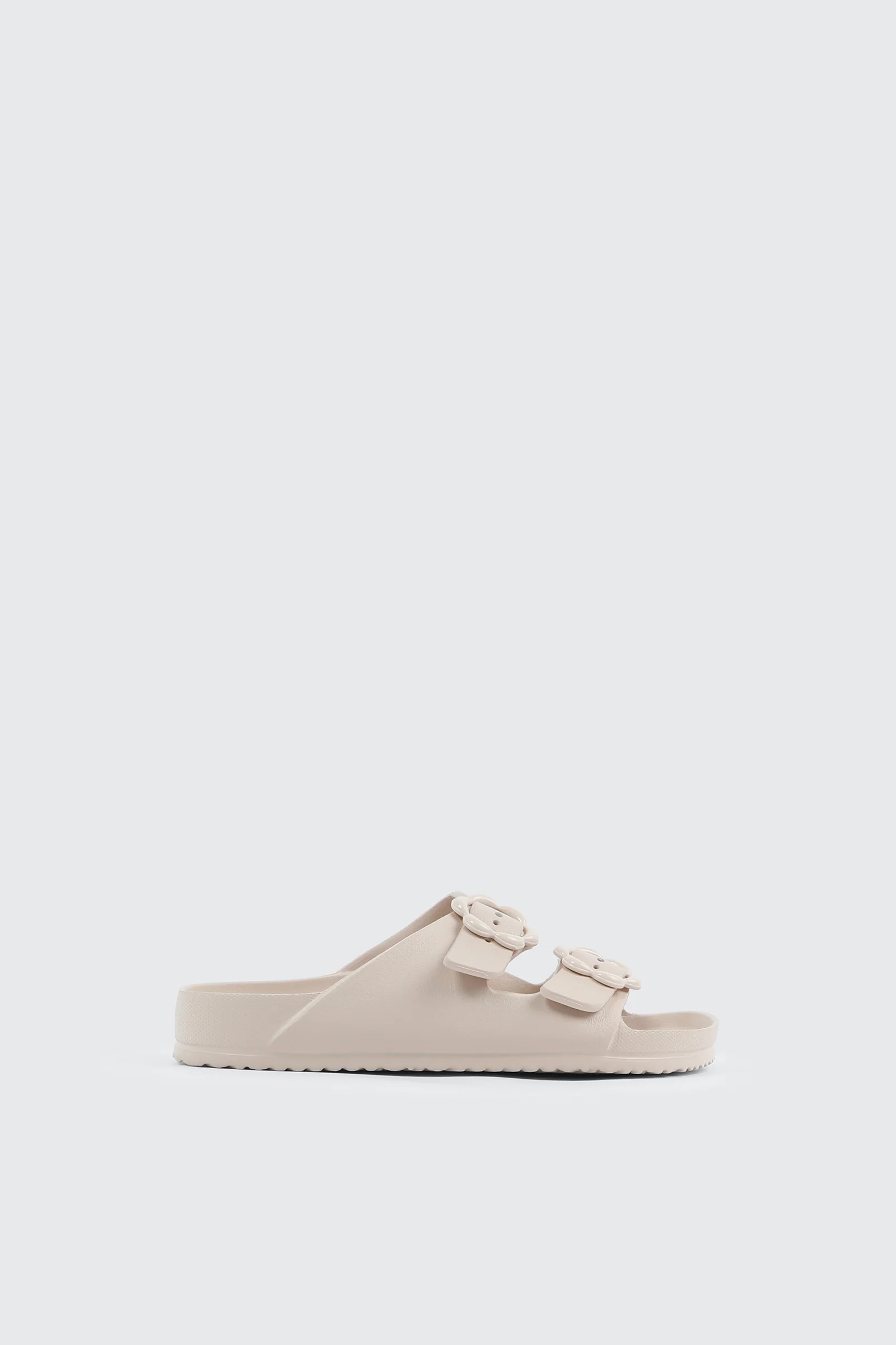 Two-Strap Slide Sandals