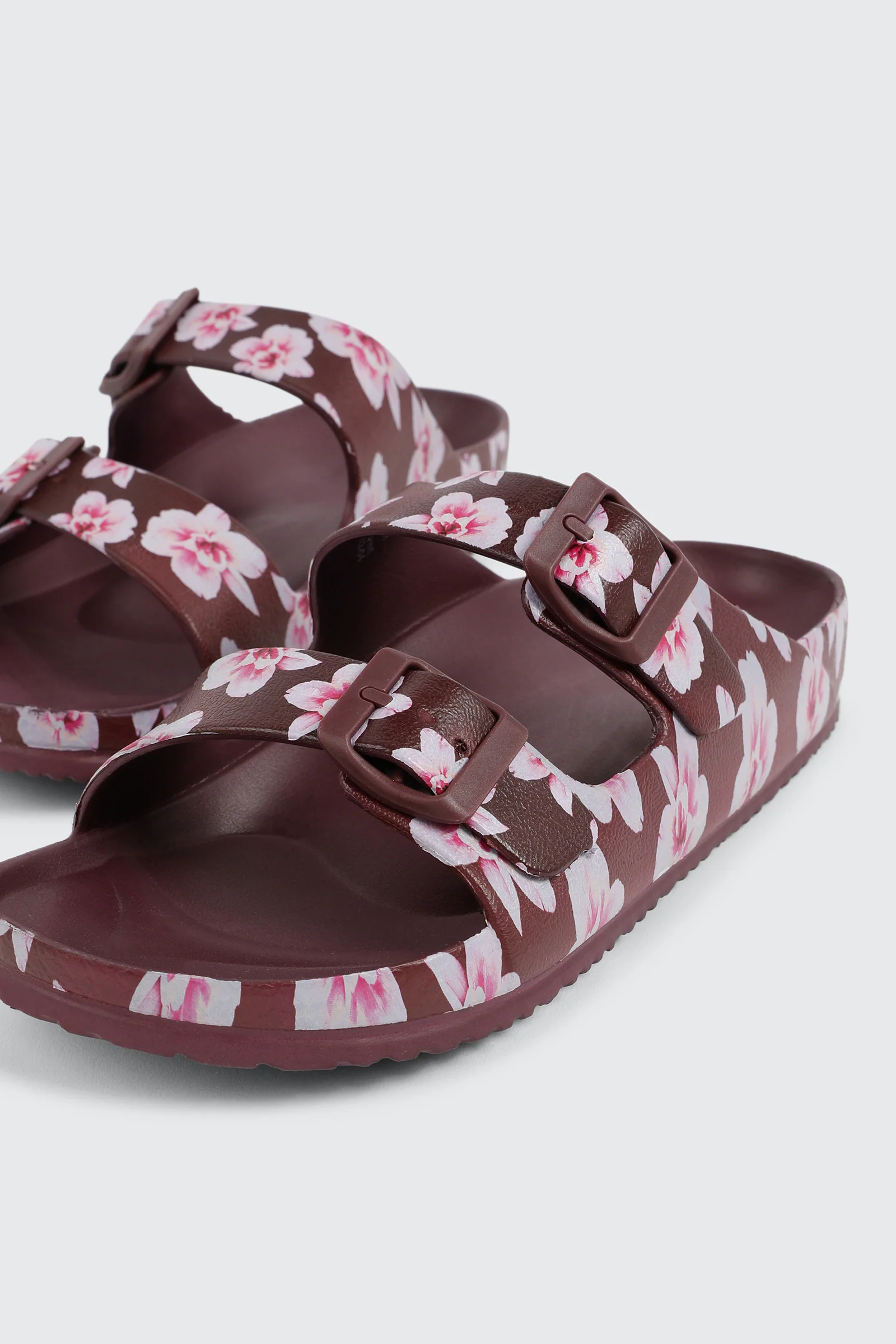 Two-Strap Slide Sandals - Image 2