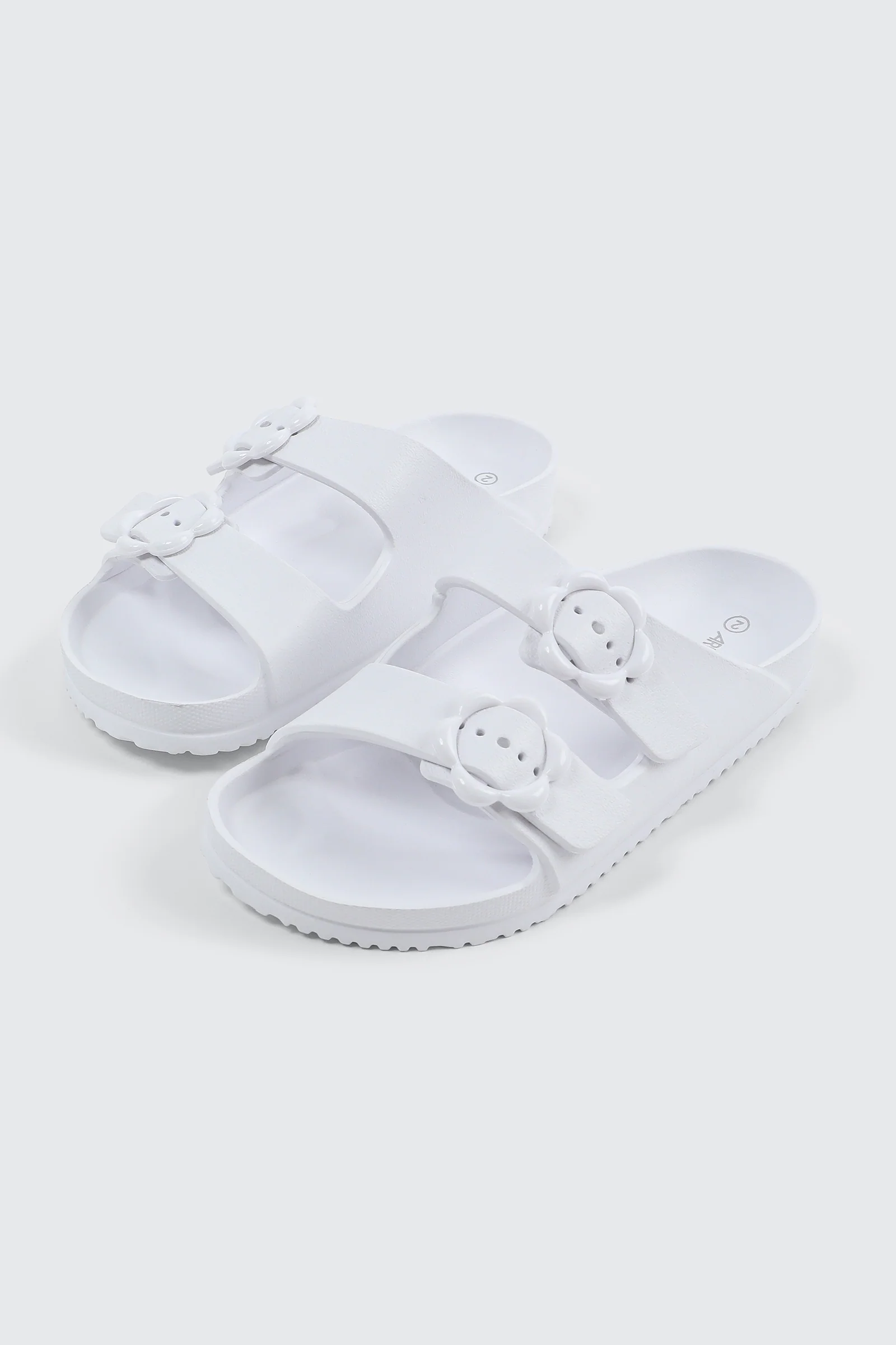 Two-Strap Slide Sandals - Image 2