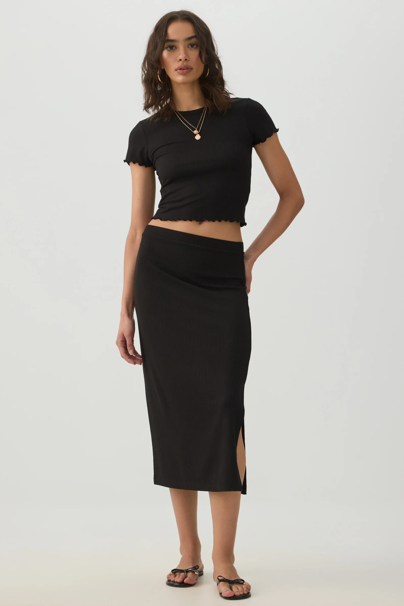 Ultra Crop Rib T-Shirt - Image 2