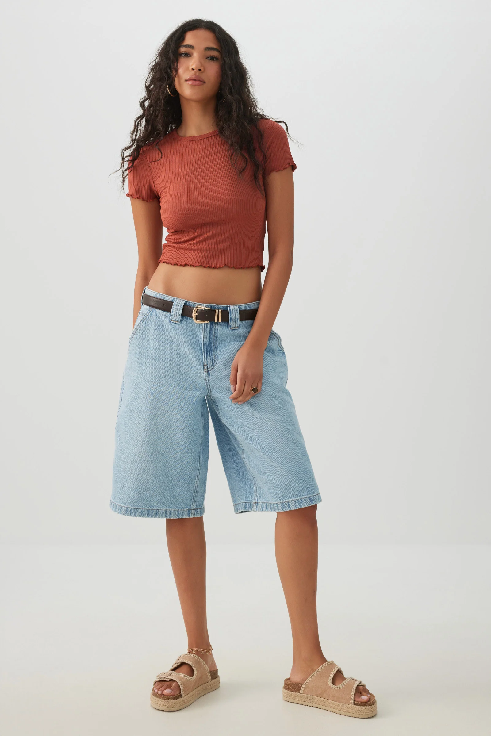 Ultra Crop Rib T-Shirt - Image 2