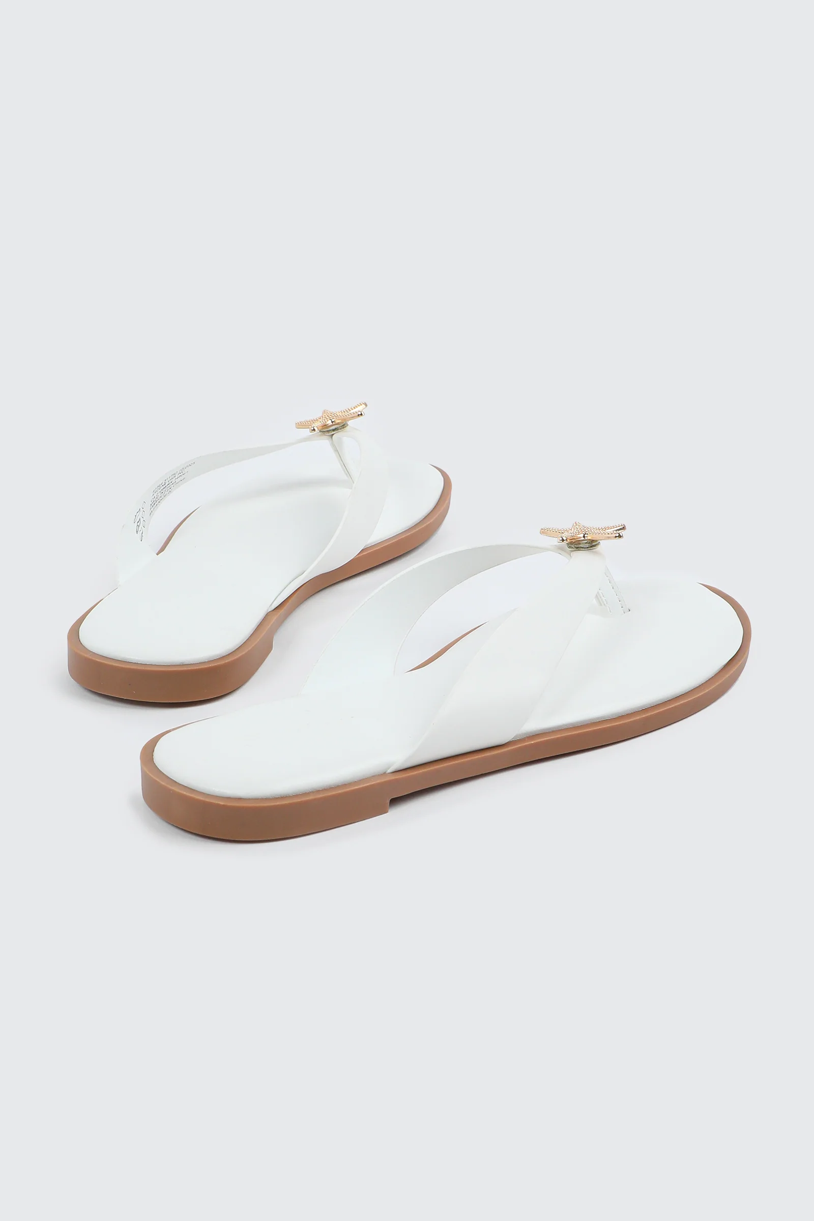 V-Strap Sandals with Starfish Detail - Image 3