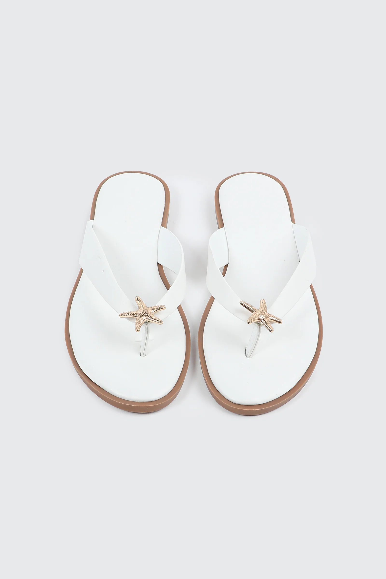 V-Strap Sandals with Starfish Detail - Image 4