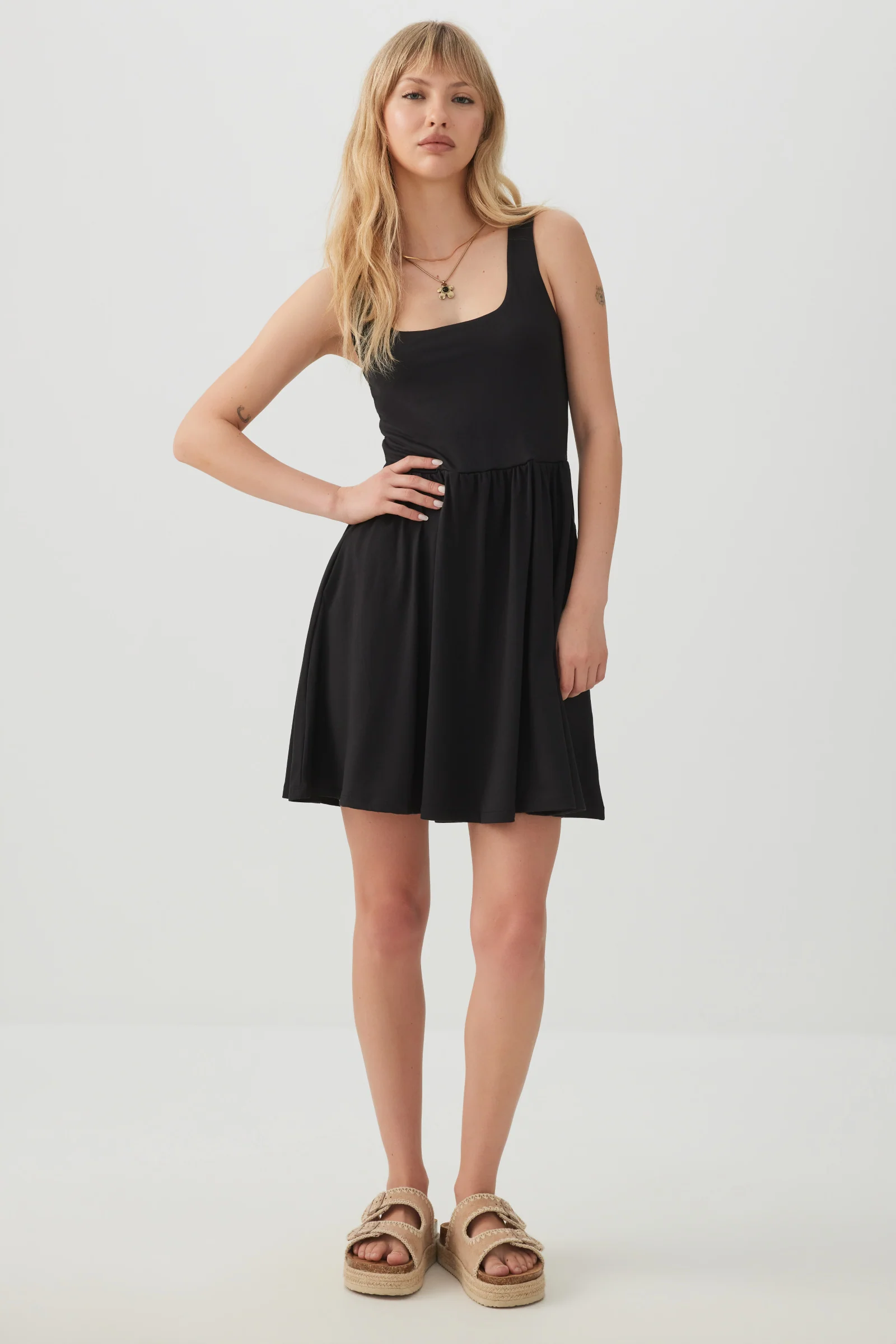 Viral Mini Knit Dress - Image 2
