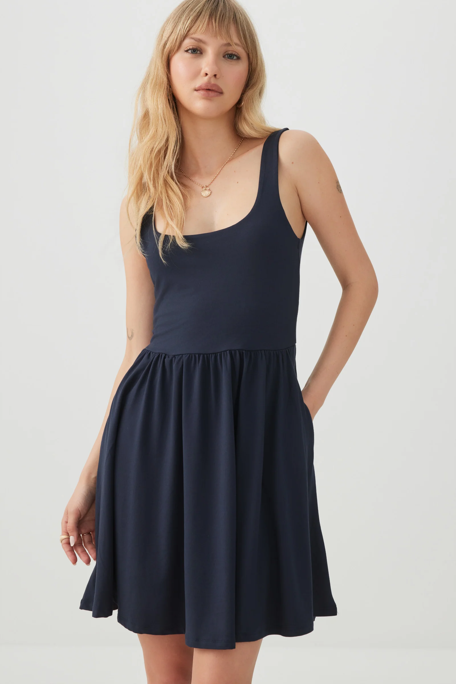 Viral Mini Knit Dress - Image 2