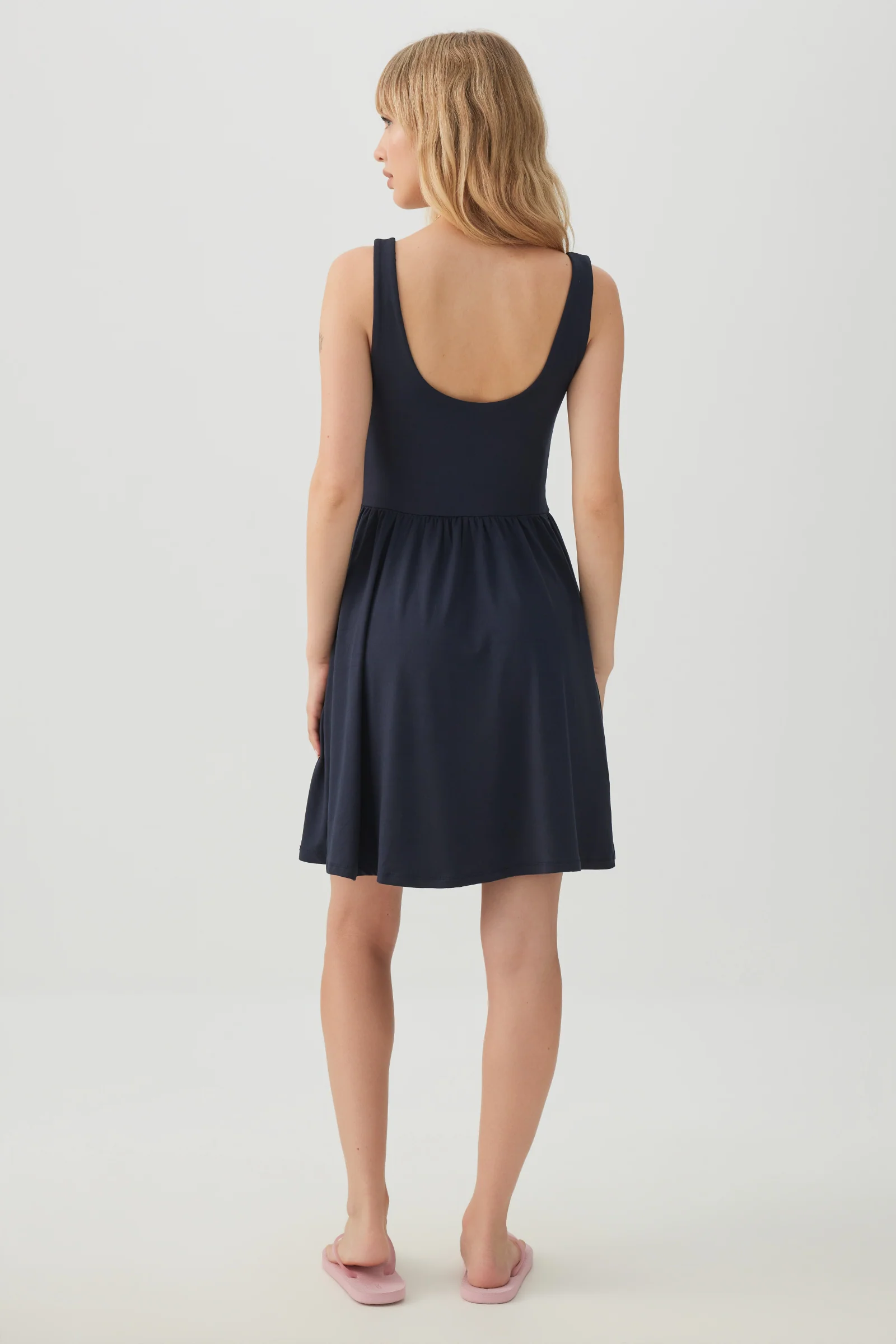 Viral Mini Knit Dress - Image 4