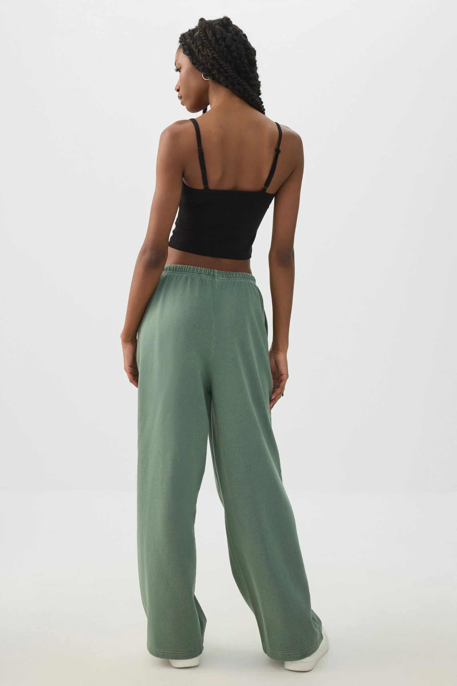 Washed Wide Leg Sweatpant - Image 4