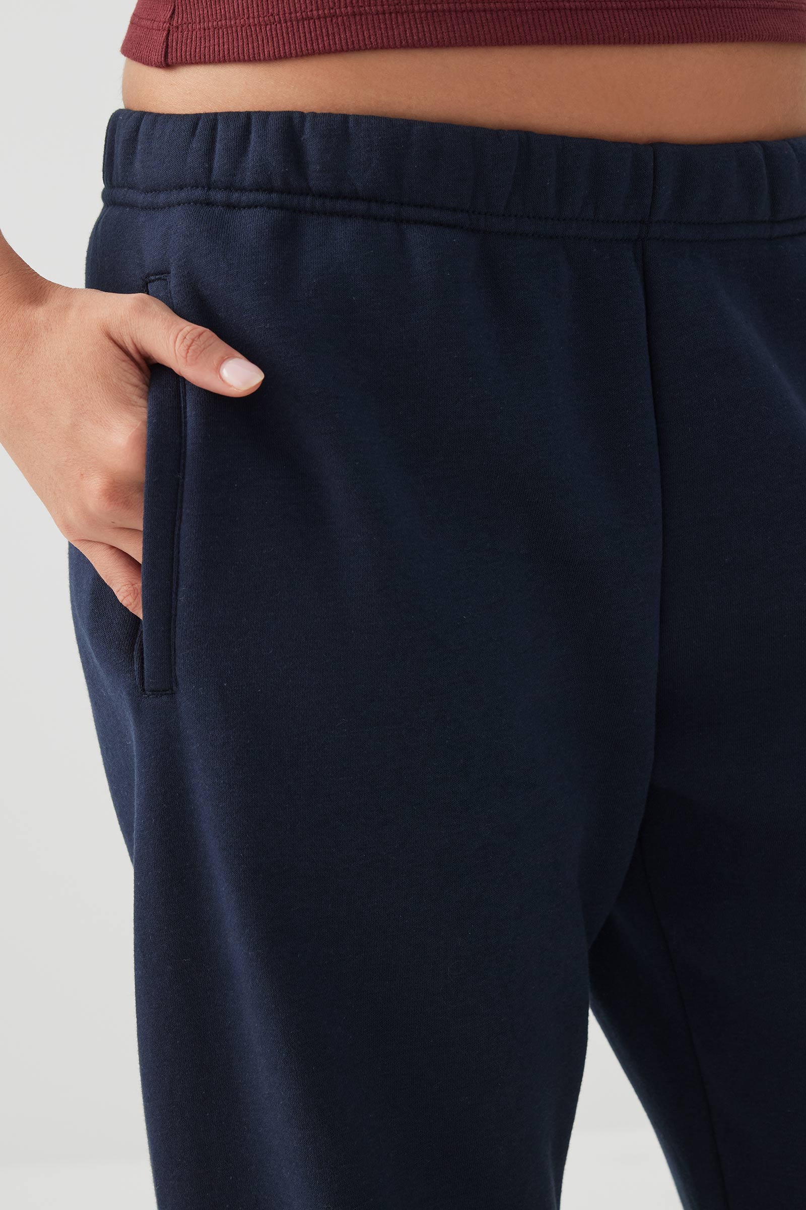 Washed Wide Leg Sweatpants - Image 3