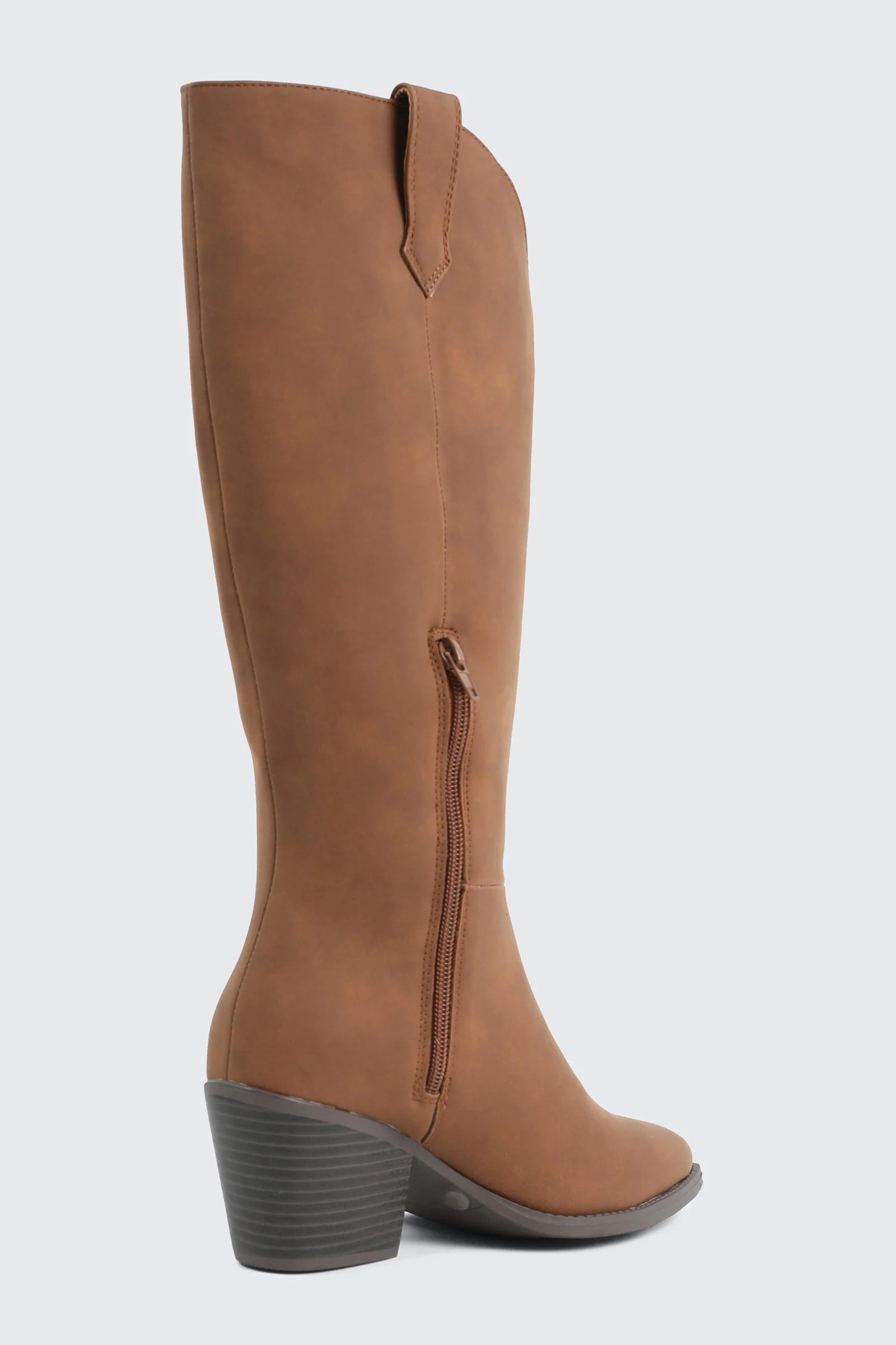 Western Knee High Boots with Pointed Toe - Image 3