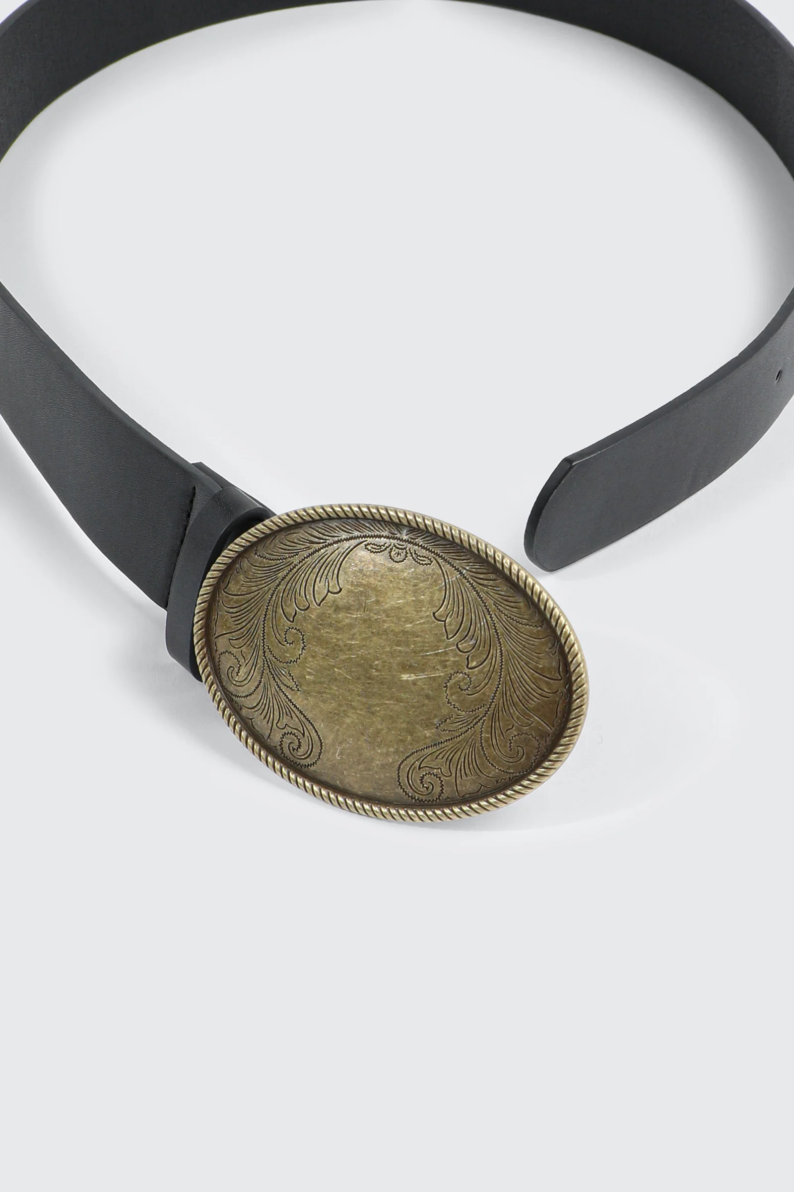 Western Oval Buckle Belt - Image 2
