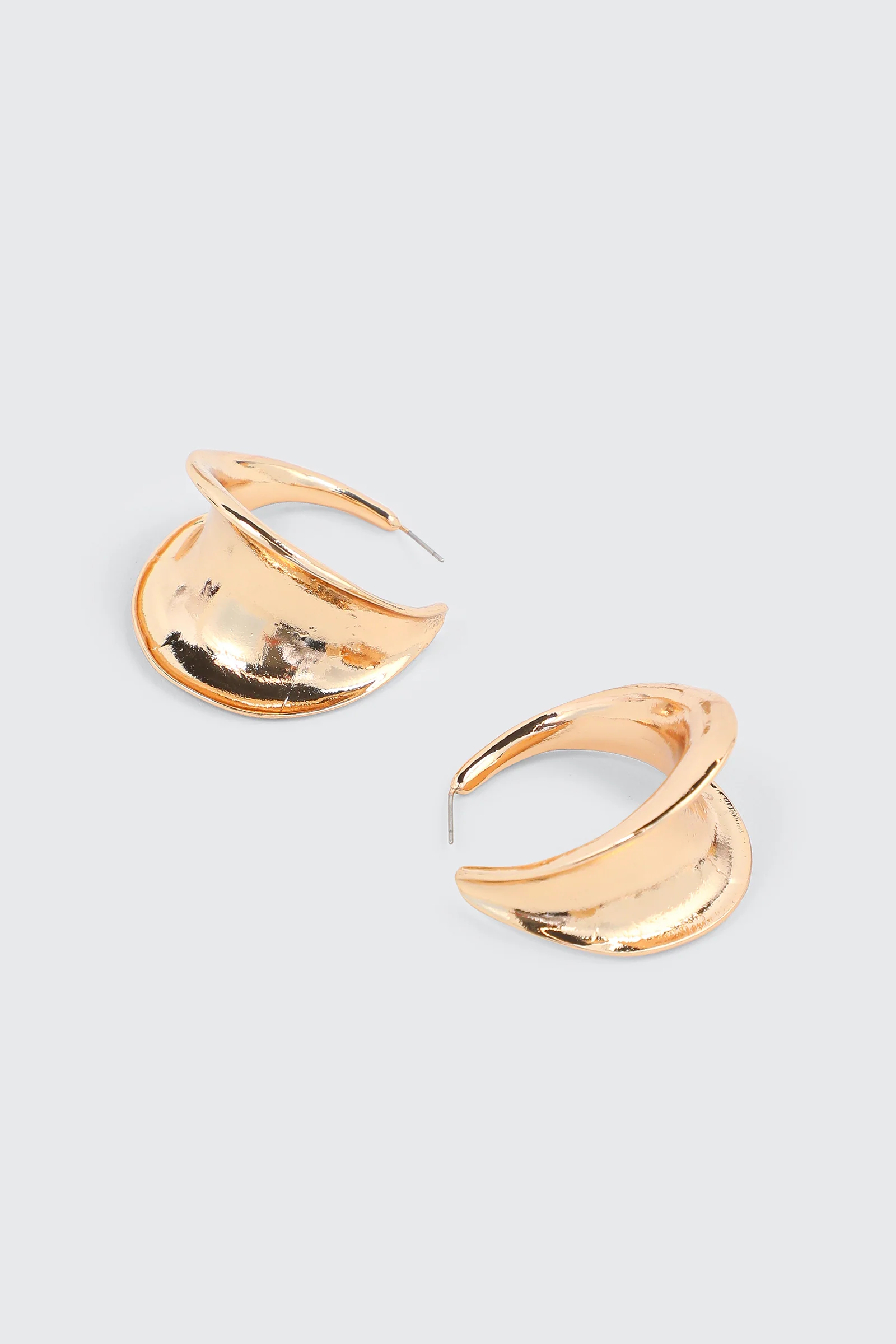 Wide Hoop Earrings - Image 3