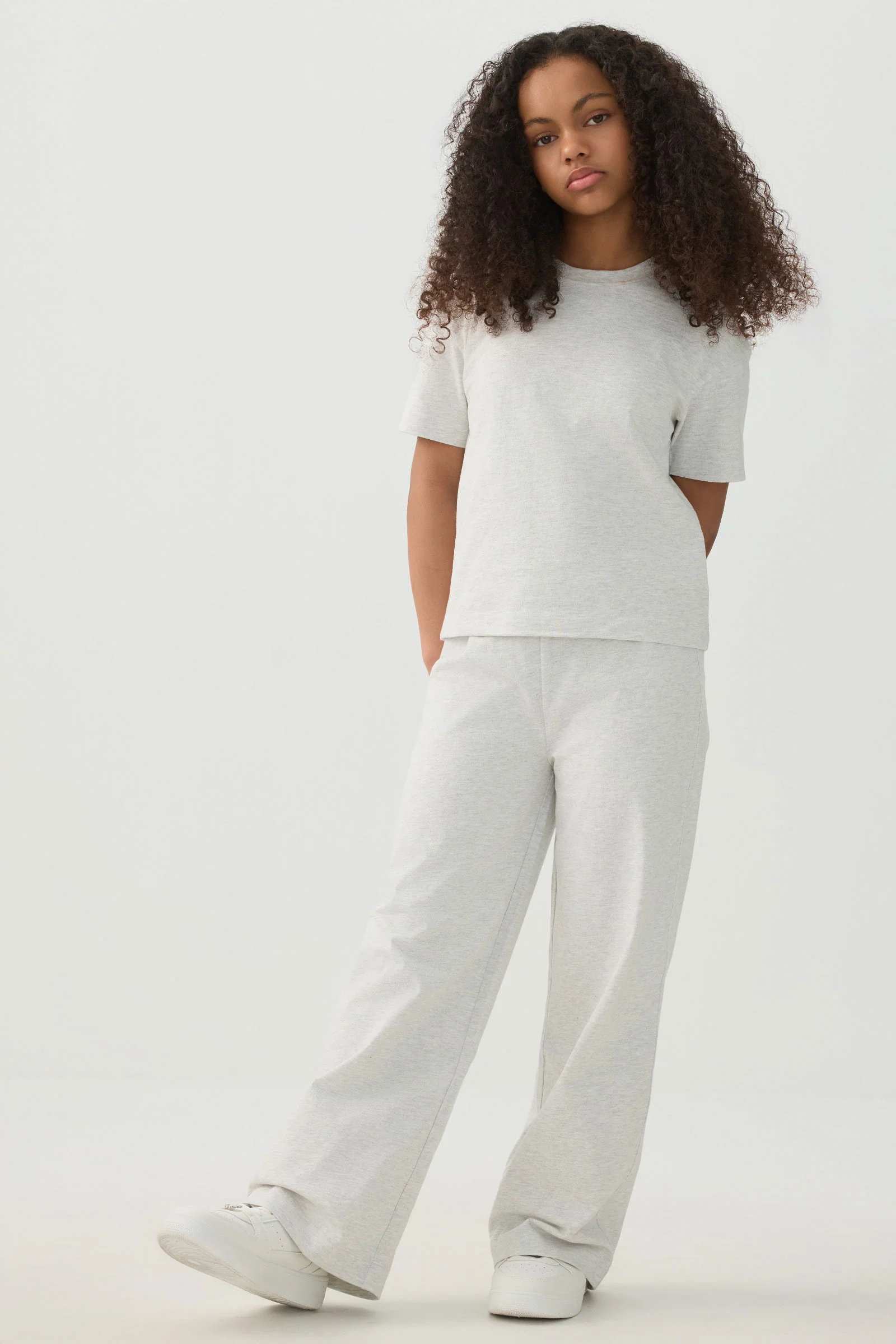 Wide Leg Jersey Pants