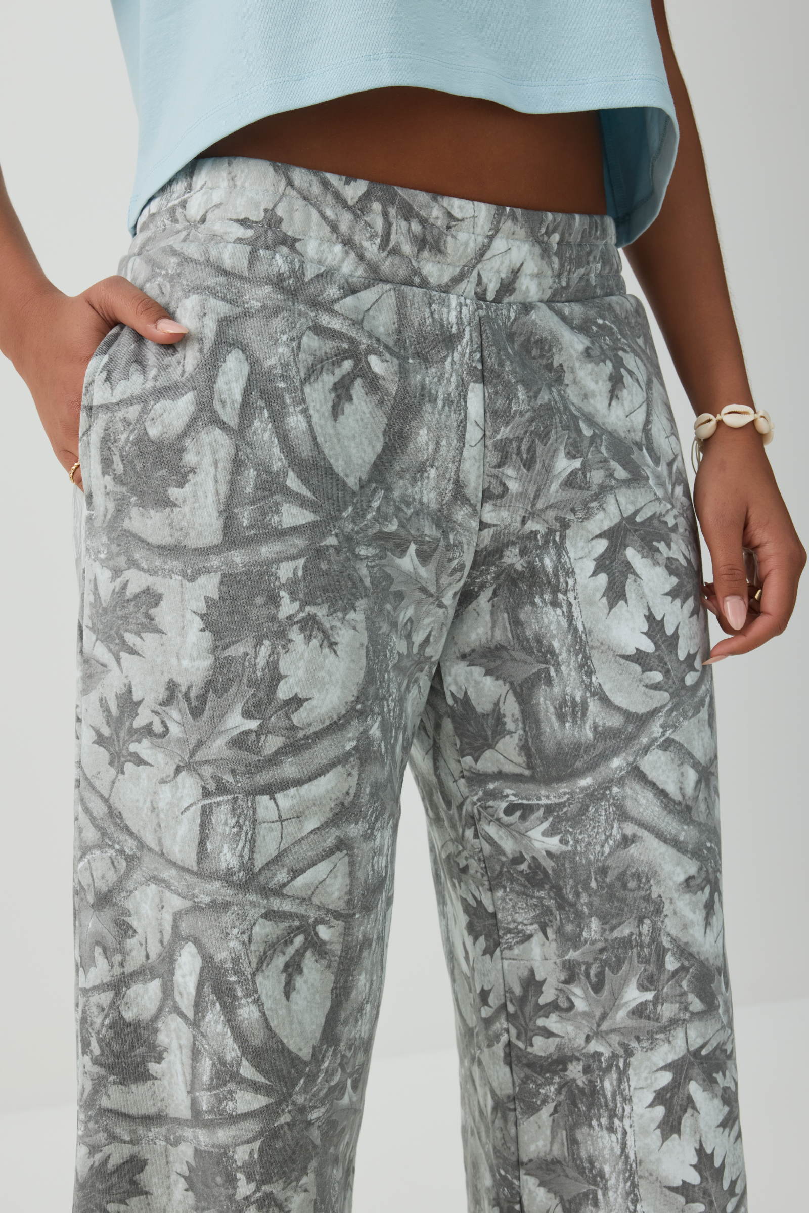 Wide Leg Knit Pants - Image 3