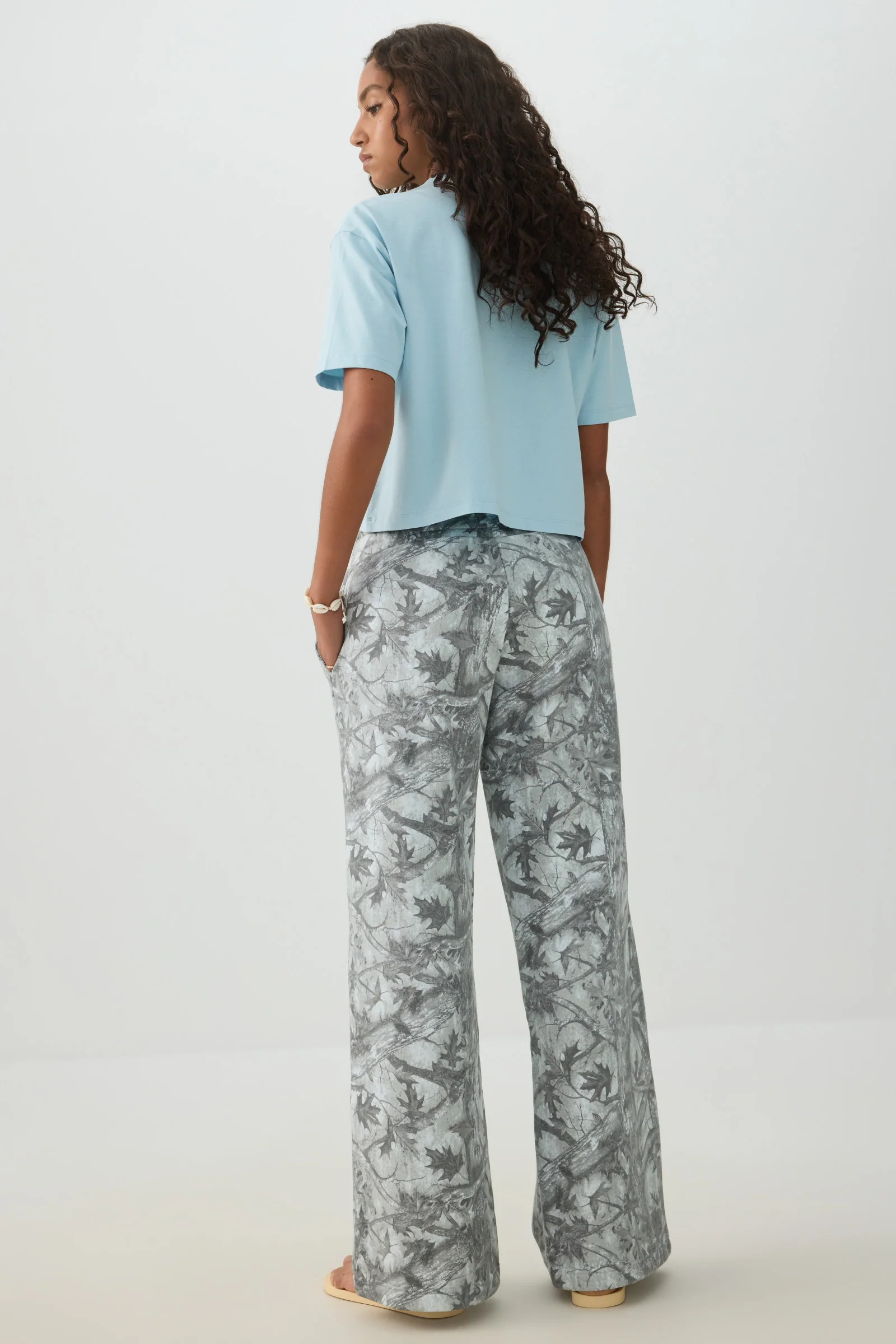 Wide Leg Knit Pants - Image 4
