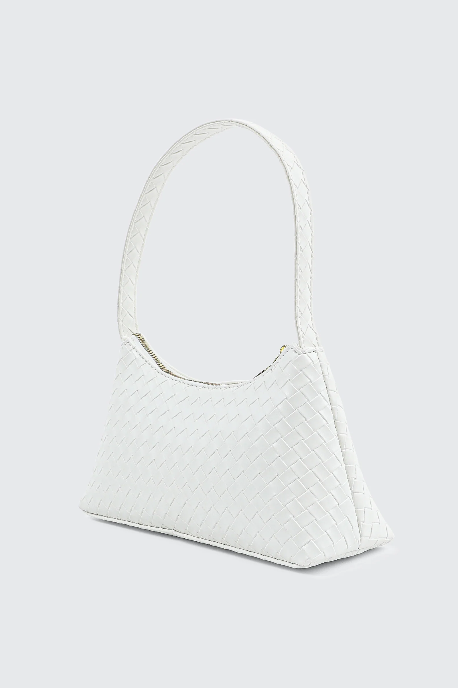 Woven Structured Handbag - Image 2