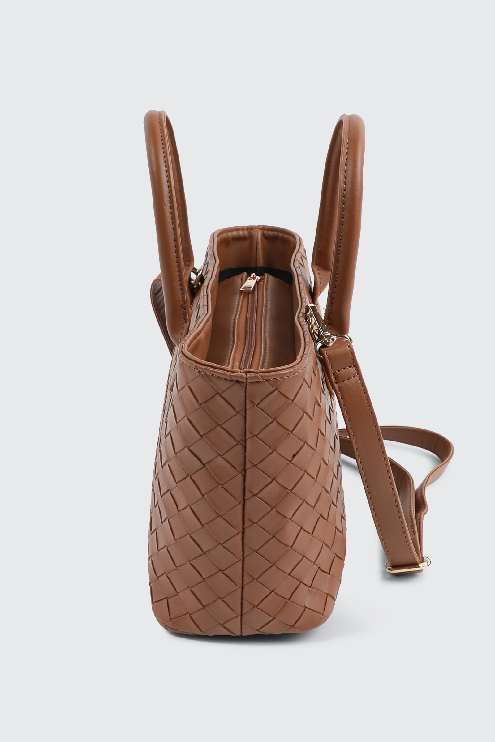 Woven Texture Handbag - Image 3
