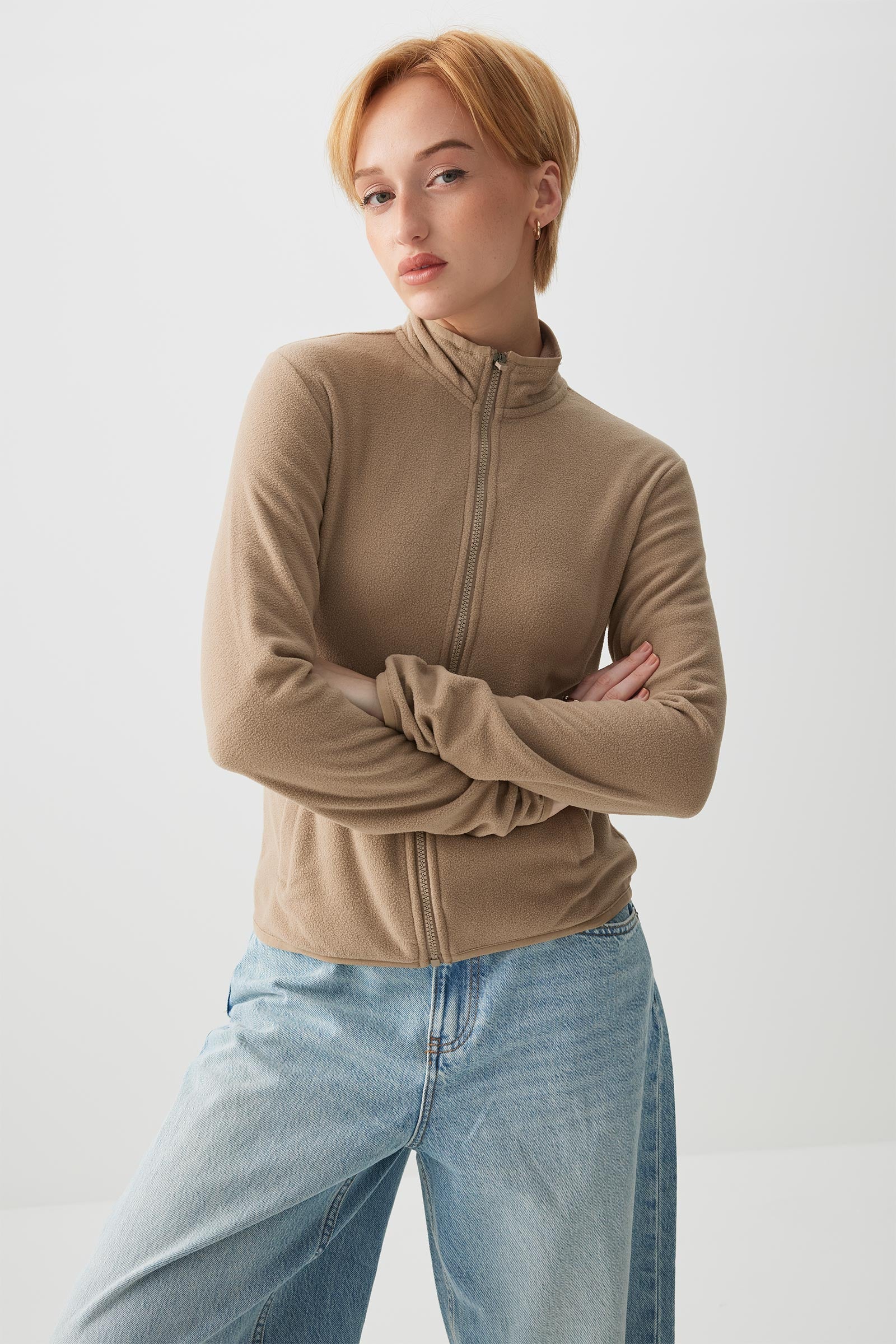 Zip Up Polar Fleece Jacket