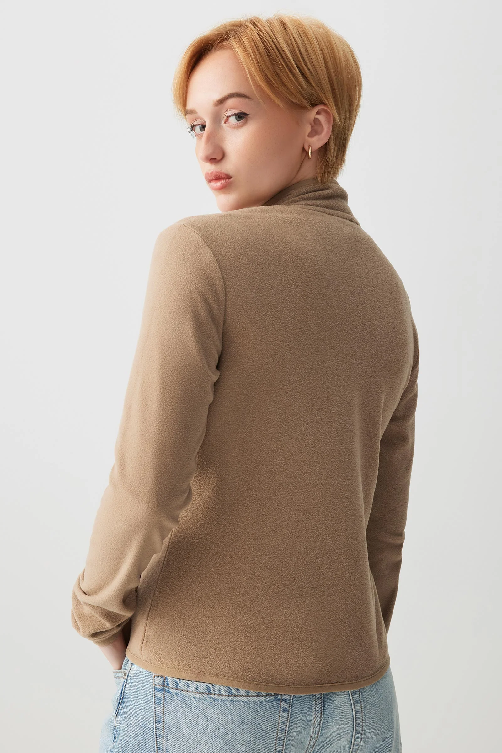 Zip Up Polar Fleece Jacket - Image 4